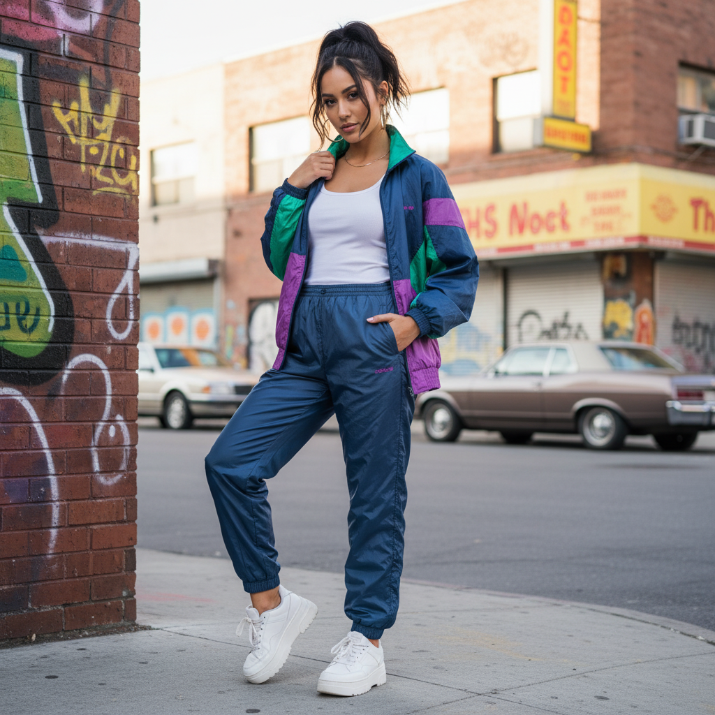 Adidas Originals Vintage Tracksuit “Galaxy Pop” (90s Edition) (L)