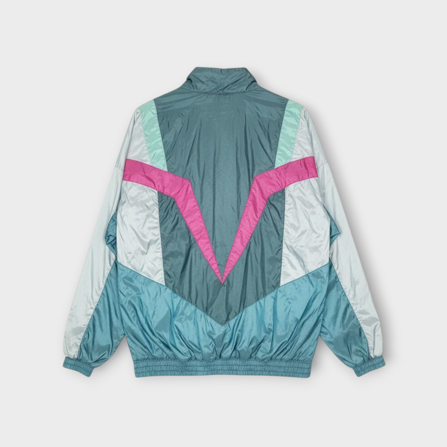 Adidas Originals Tracksuit – Teal & Pink Chevron 90s (L)