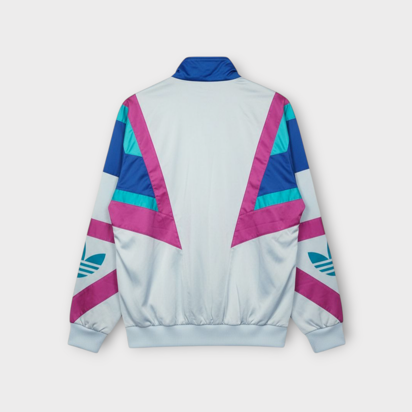 Adidas Originals Track Jacket – Ice Blue & Magenta 90s (XL)