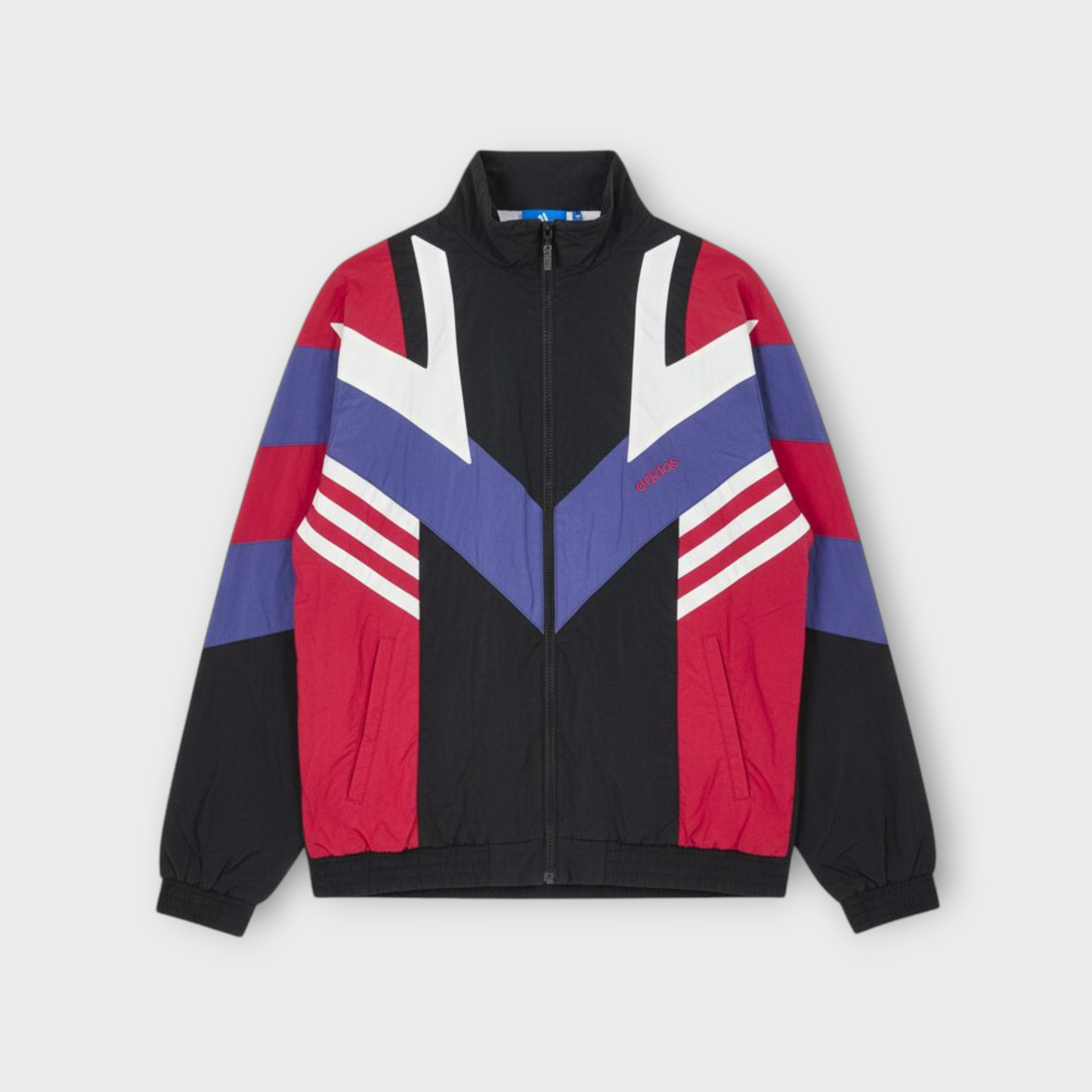 Adidas Originals Track Jacket – Red, Blue & Black 90s