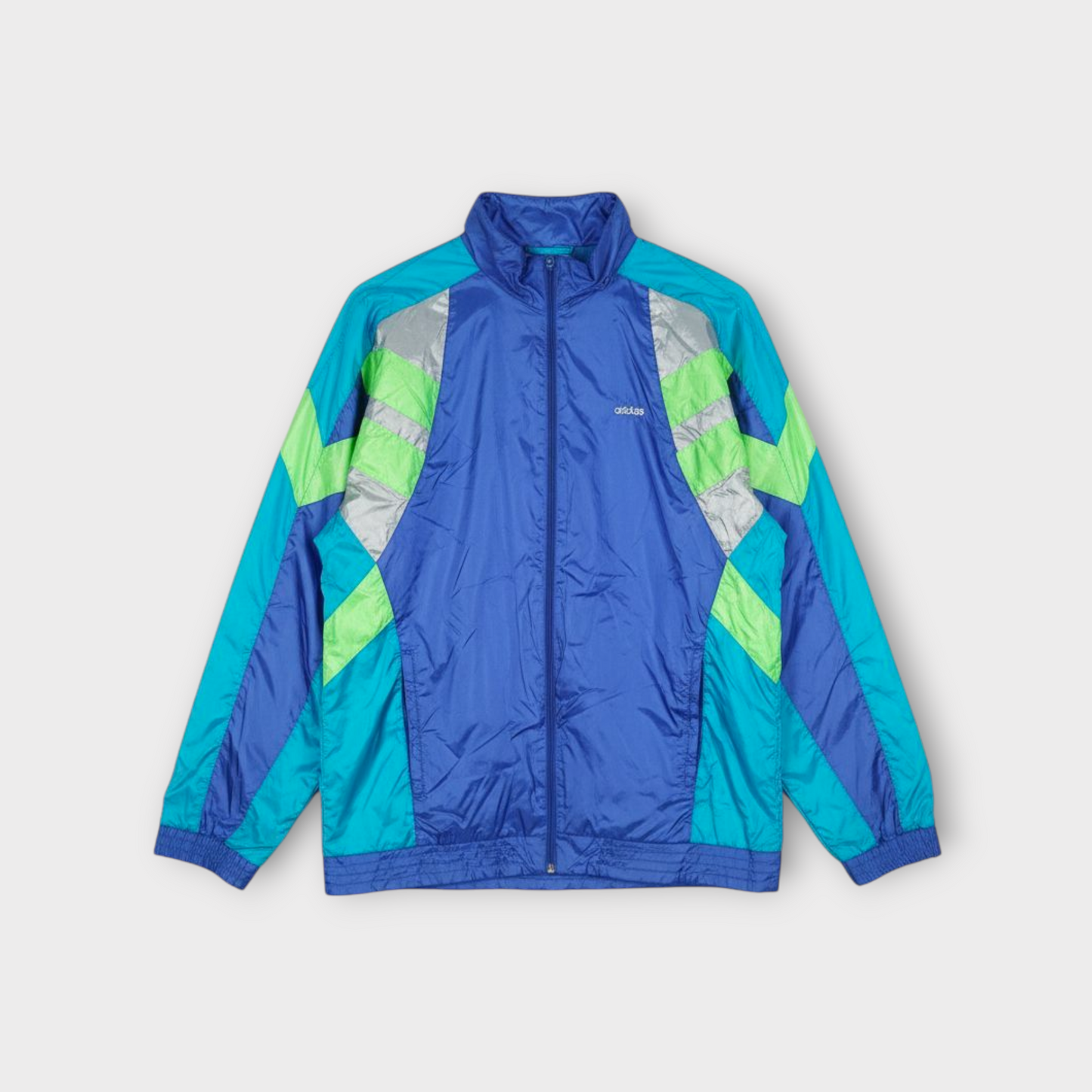 Adidas Originals Track Jacket – Royal Blue, Aqua & Neon 90s