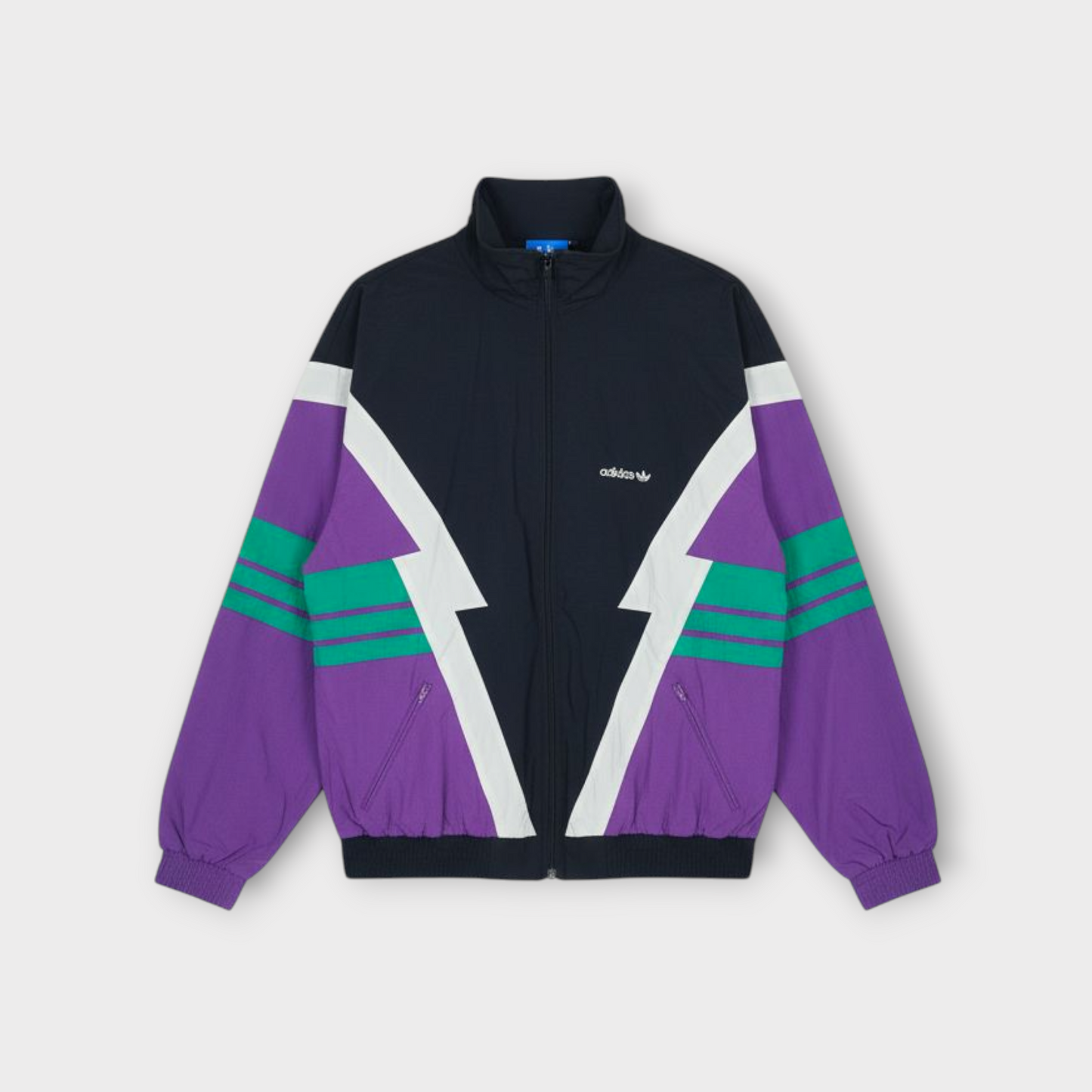 Adidas Originals Tracksuit – Black, Purple & Green 90s