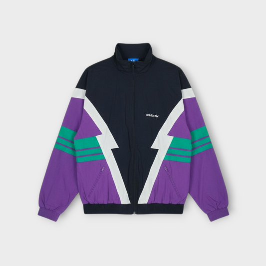 Adidas Originals Tracksuit – Black, Purple & Green 90s
