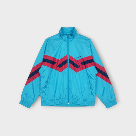 Adidas Originals Track Jacket – Aqua, Crimson & Navy 90s