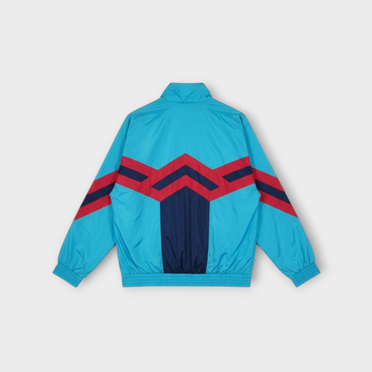 Adidas Originals Track Jacket – Aqua, Crimson & Navy 90s