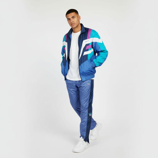 Adidas Originals Tracksuit – Navy, Aqua & Purple 90s