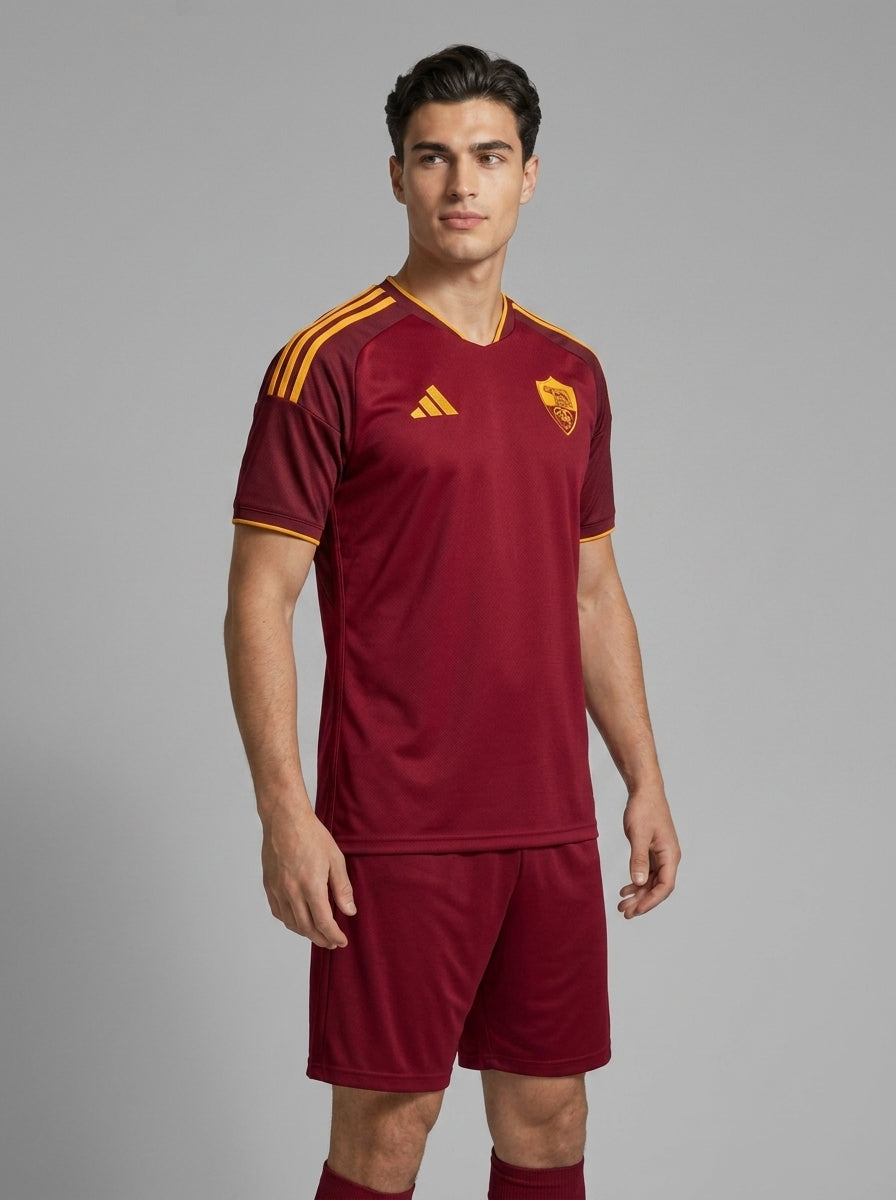 Camiseta AS Roma Adidas - Modelo Perfil 3/4