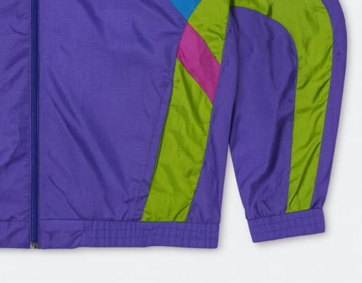 Adidas Originals 90s Colorblock Windbreaker – Purple/Green