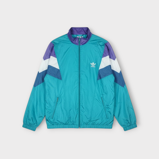 Adidas Originals Track Jacket – Teal, Navy & Purple 90s